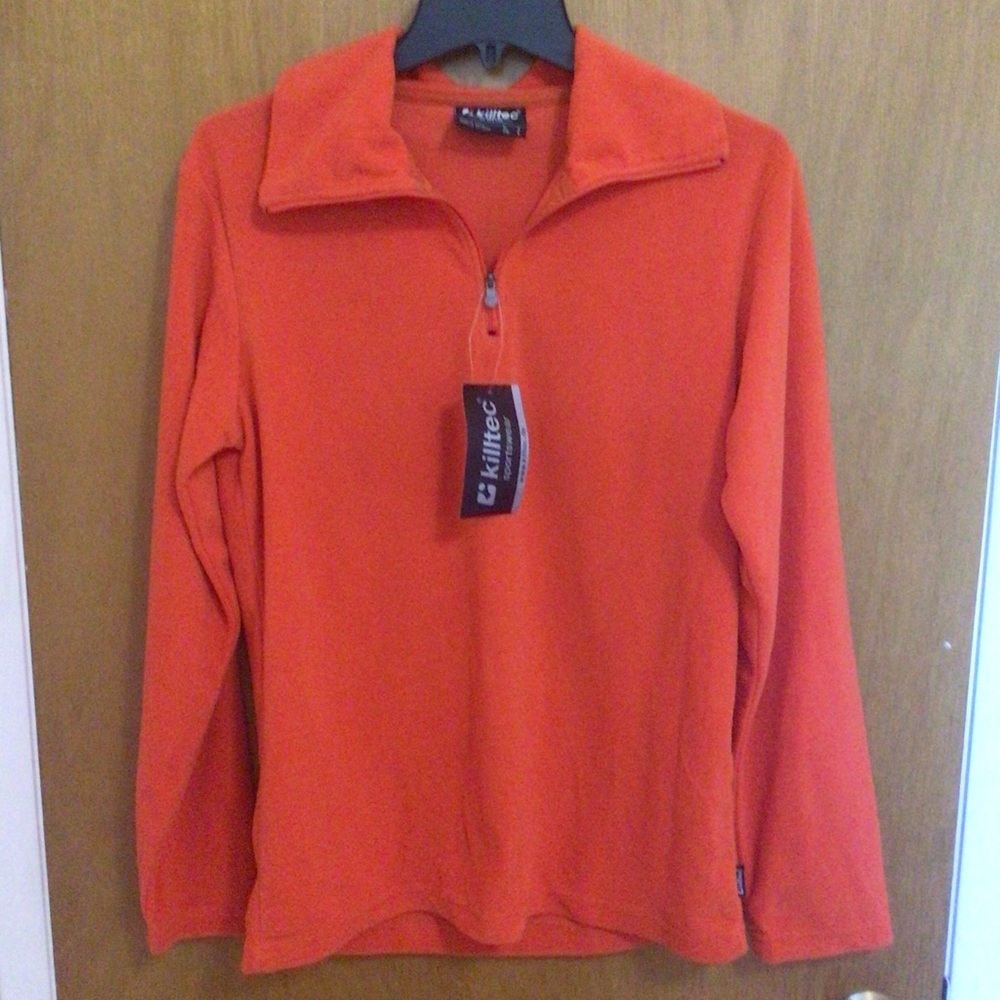 Killtec Long-Sleeve 1/4 Zip Polo Fleece Shirt